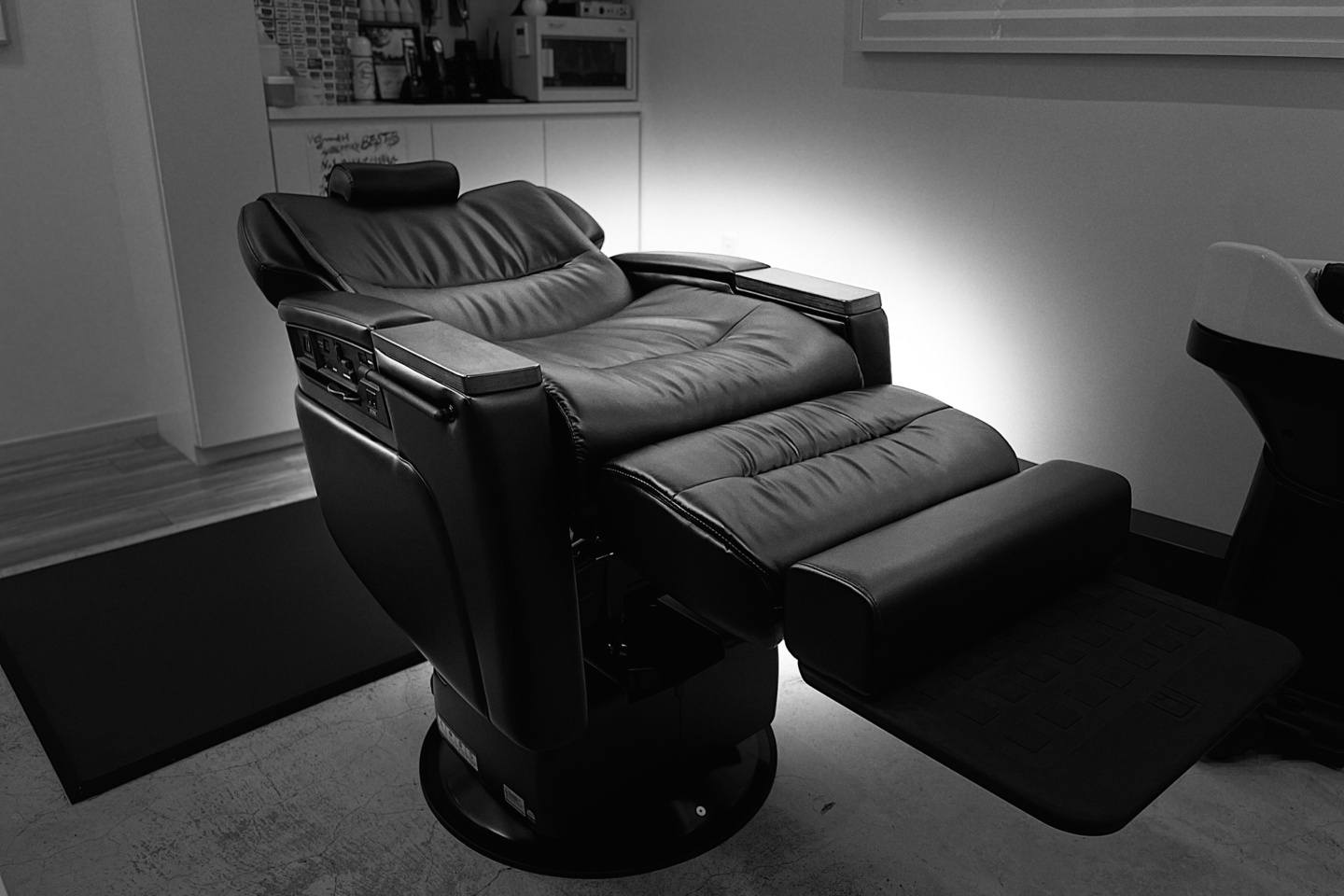 グラウンドエイチ店内シャンプーブース