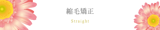 ストレートパーマ縮毛強制